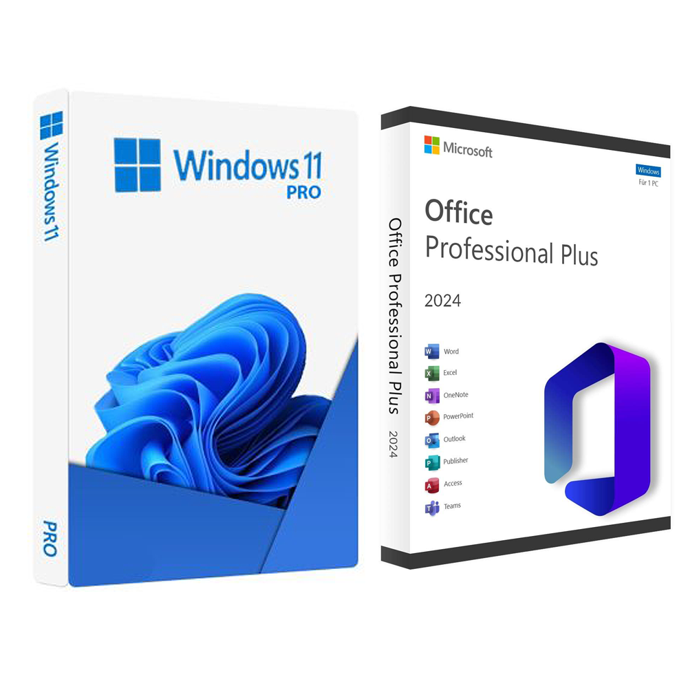 Pachet Licente: Windows 11 Pro + Office Professional Plus 2024